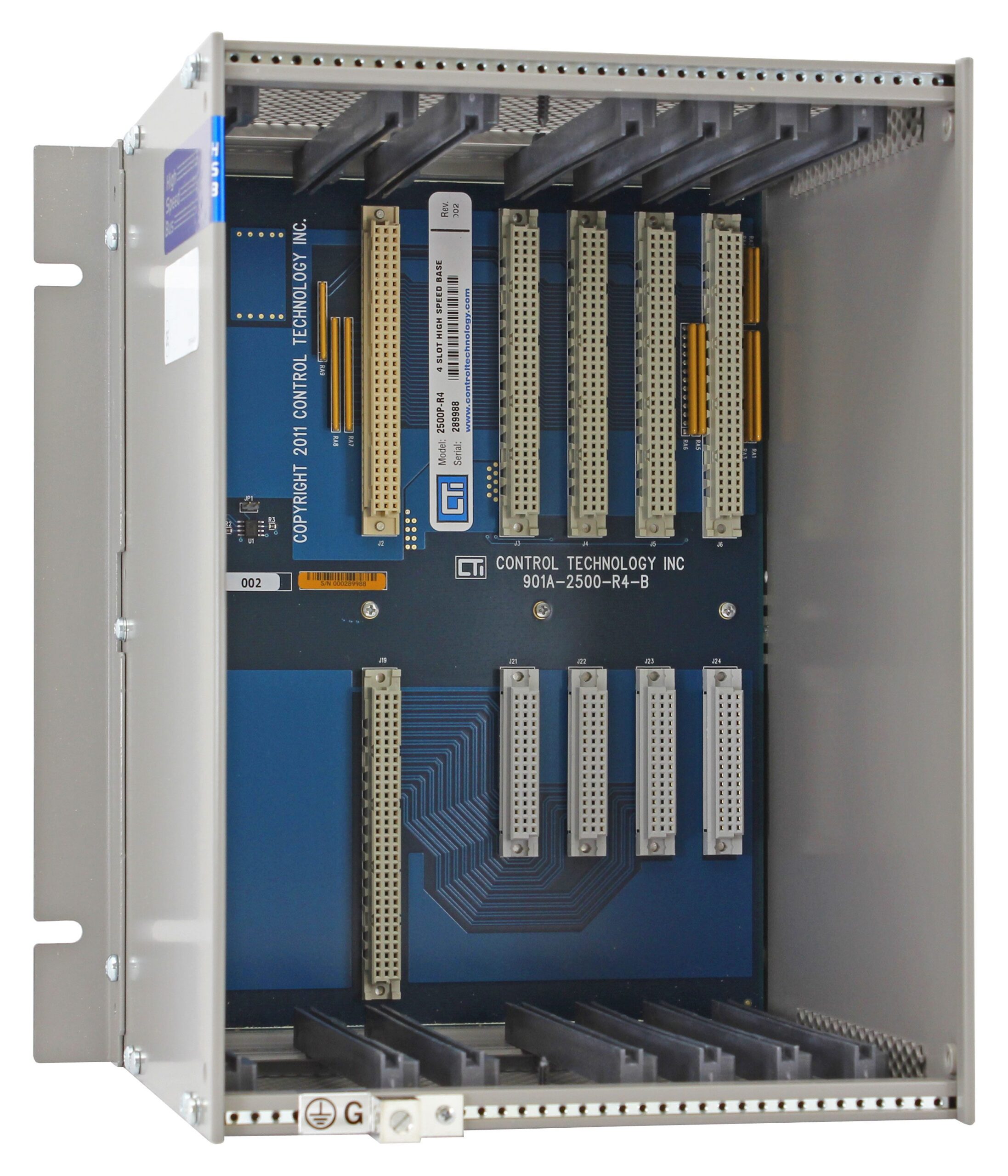 2500P-R4 Four-Slot Base with High-Speed Channel