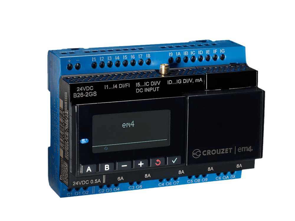 Logic Controller Em4 B26-3Gs 24Vdc Gloss Black