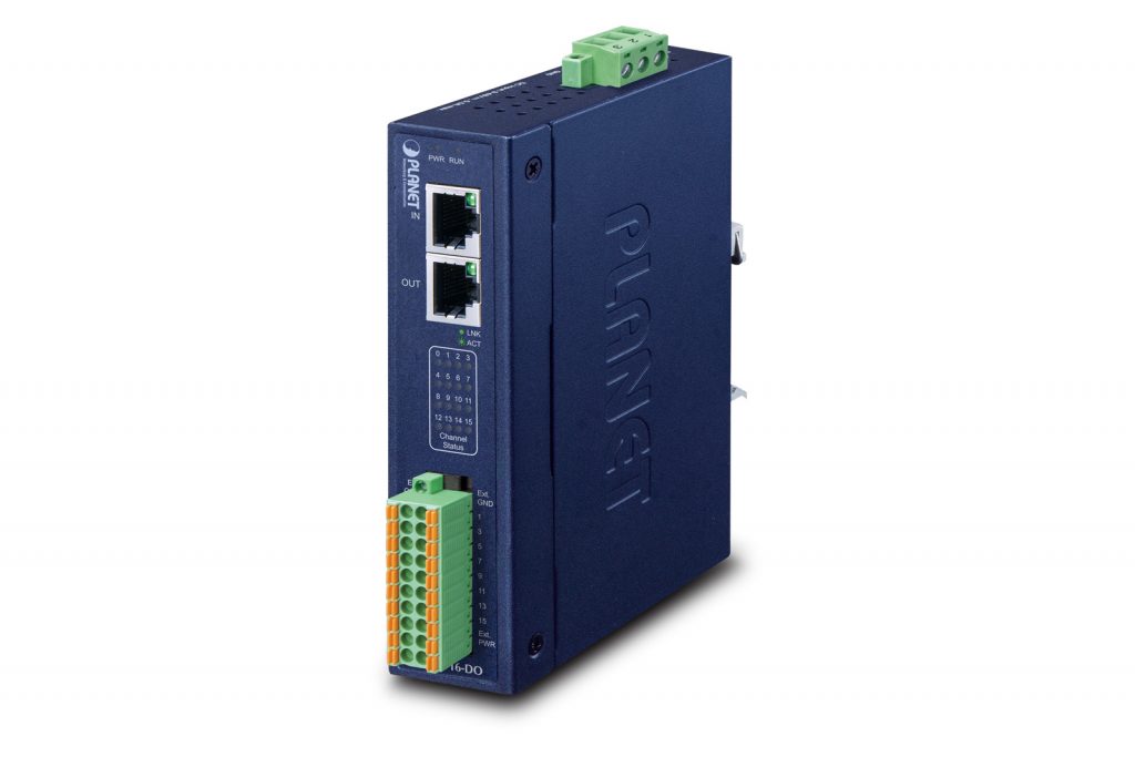 IECS-1116-DO – Industrial EtherCAT Slave I/O Module with Isolated 16-ch Digital Output