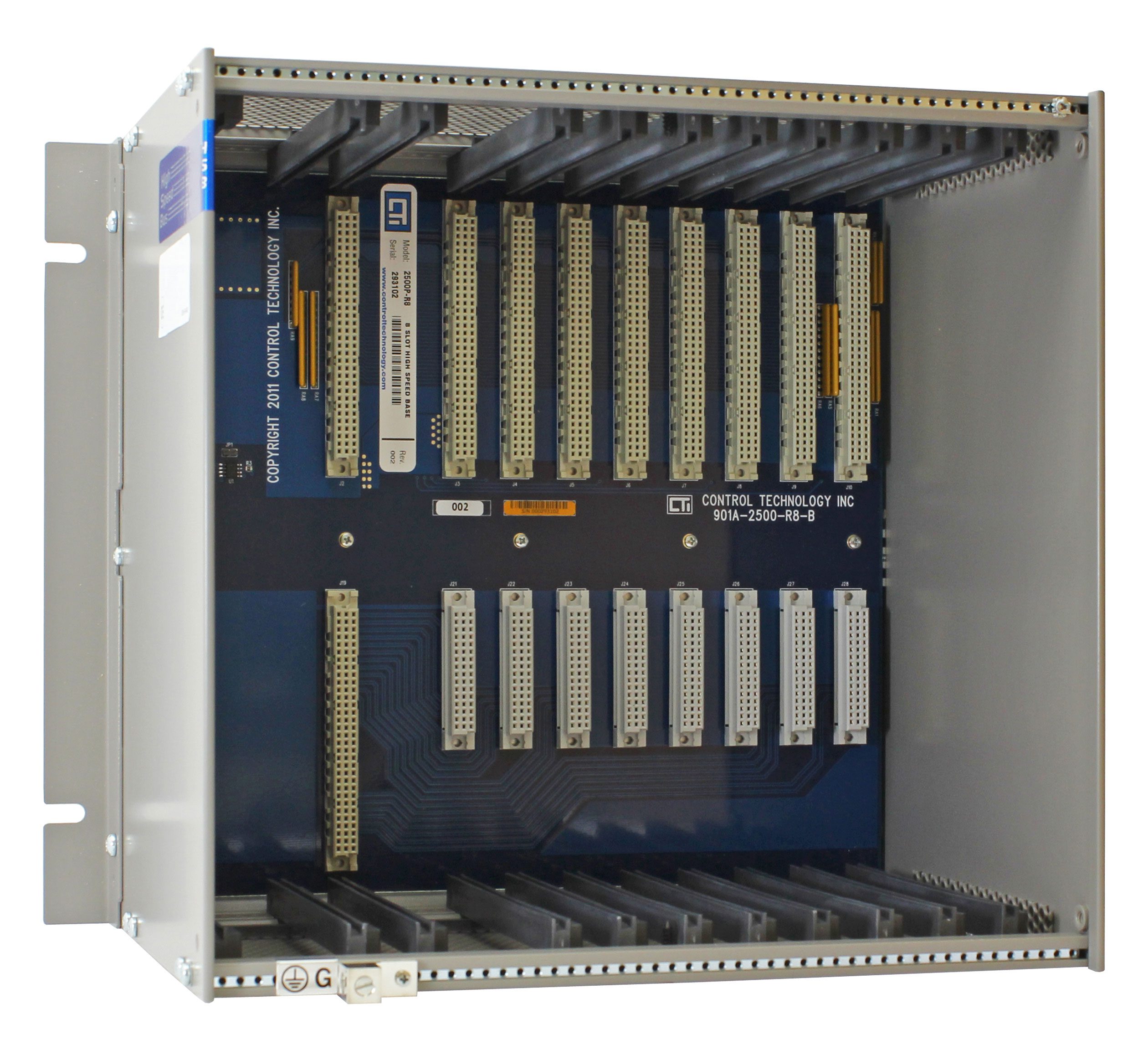 2500P-R8 Eight-Slot Base with High-Speed Channel