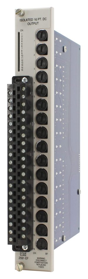 2591-EF 16-Point Isolated 11-146 VDC Output with Front Panel Accessible Fuses (MATURE - replaced by 2591-A)