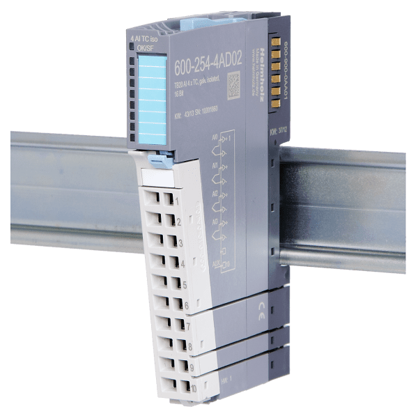 Analog-input-module, TC, Iso., 16 Bit