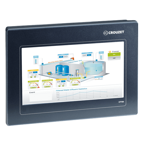 Crouzet Touch HMI, CT104, Essential Version, Screen Only