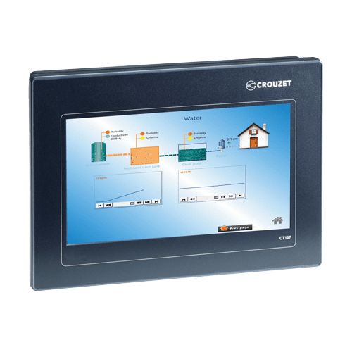 Crouzet Touch HMI, CT107, Essential Version, Screen Only