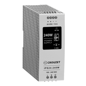 Industrial Power Supply, Power 240W, Input 90-264 VAC, Output 24 VDC, Current 10A