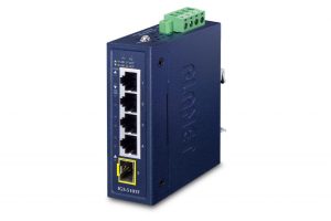 IGS-510TF – Industrial Compact 4-Port 10/100/1000T + 1-Port 100/1000X SFP Gigabit Ethernet Switch
