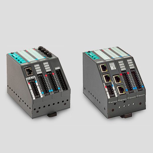 Small S7-PLCs with 3 periphery slots 82mm wide