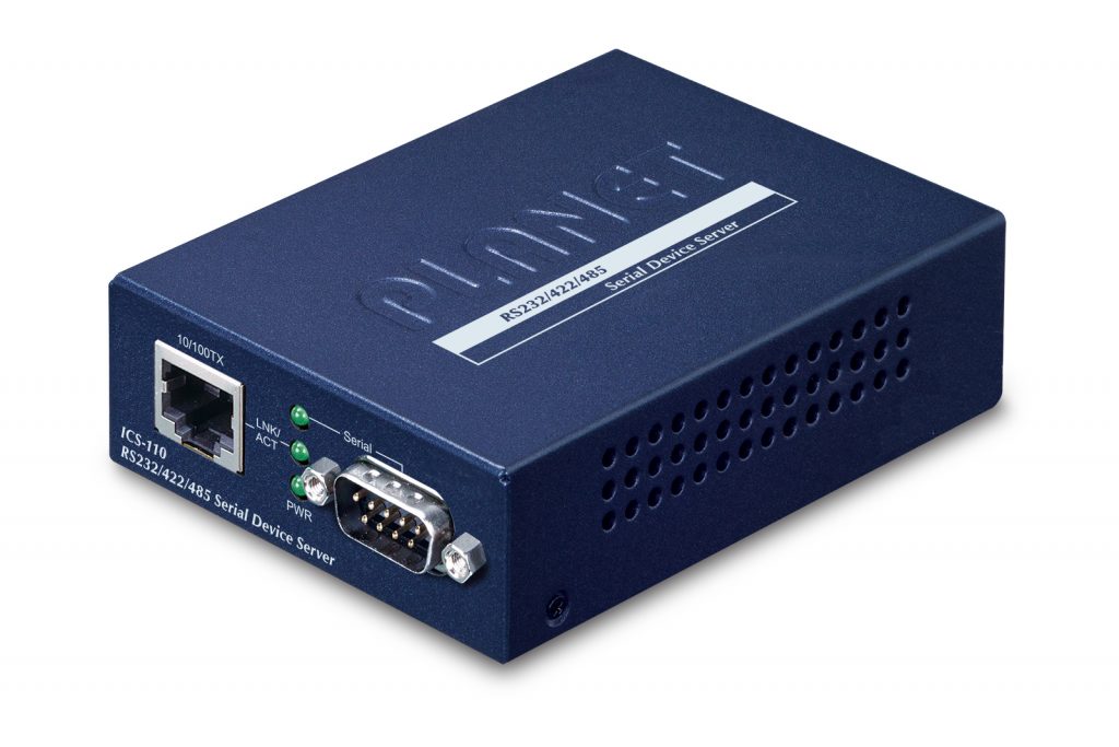 ICS-110 â€“ RS232/RS422/RS485 Serial Device Server