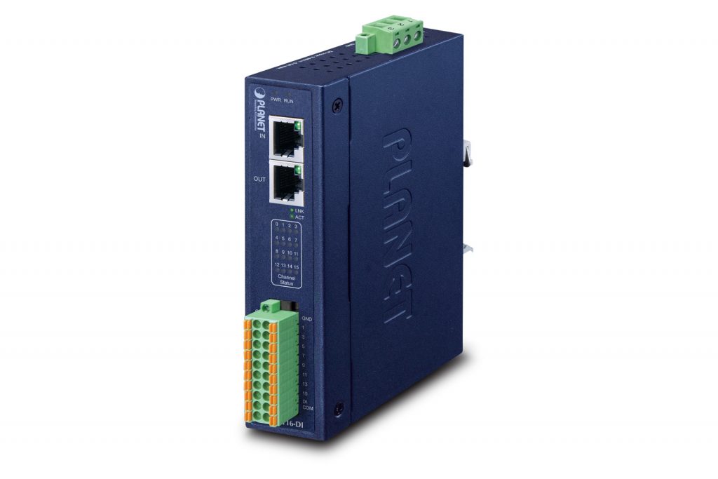 IECS-1116-DI â€“ Industrial EtherCAT Slave I/O Module with Isolated 16-ch Digital Input