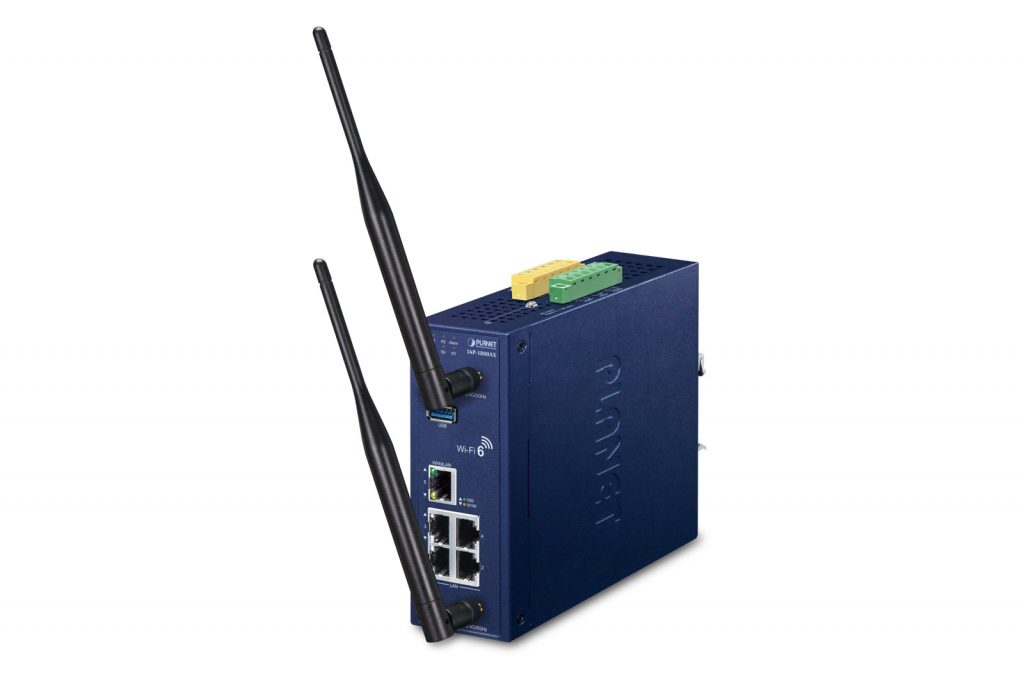 IAP-1800AX â€“ Industrial Dual Band 802.11ax 1800Mbps Wireless Access Point with 5 10/100/1000T LAN Ports