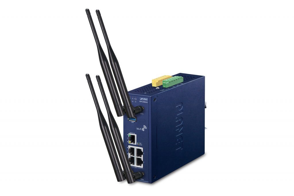 IAP-2400AX â€“ Industrial 5GHz 802.11ax 2400Mbps Wireless Access Point with 5 10/100/1000T LAN Ports