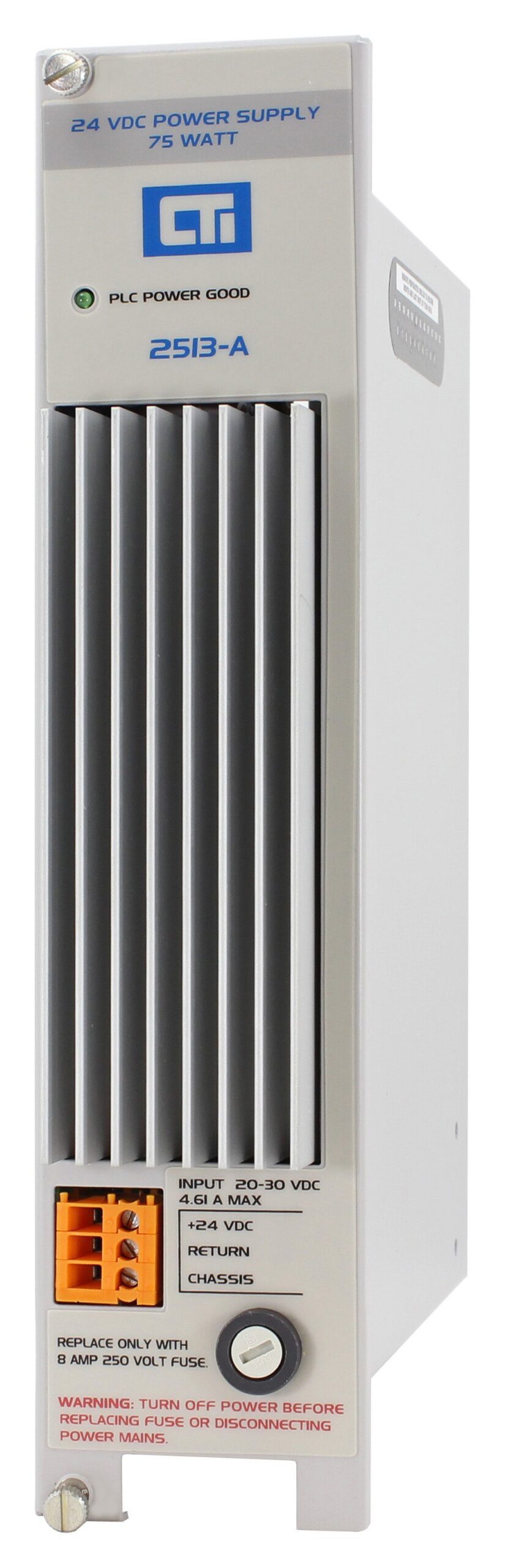 2513-A 75-Watt DC Power Supply with Redundancy Support