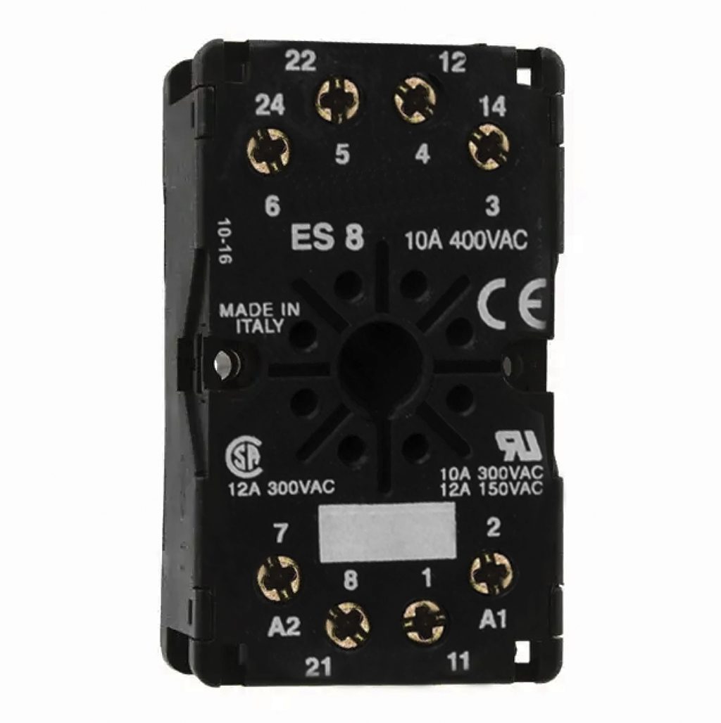 8-Pins DIN Rail Base