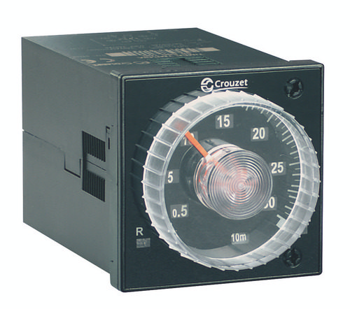 Analog Timer, TMR 48 A, Function A, 8-Pins, Panel Mount, 48 mm, 12 -240 VDC / 24-240 VAC, 2 x 5 A Relay Output, 0.02 â†’ 300 h