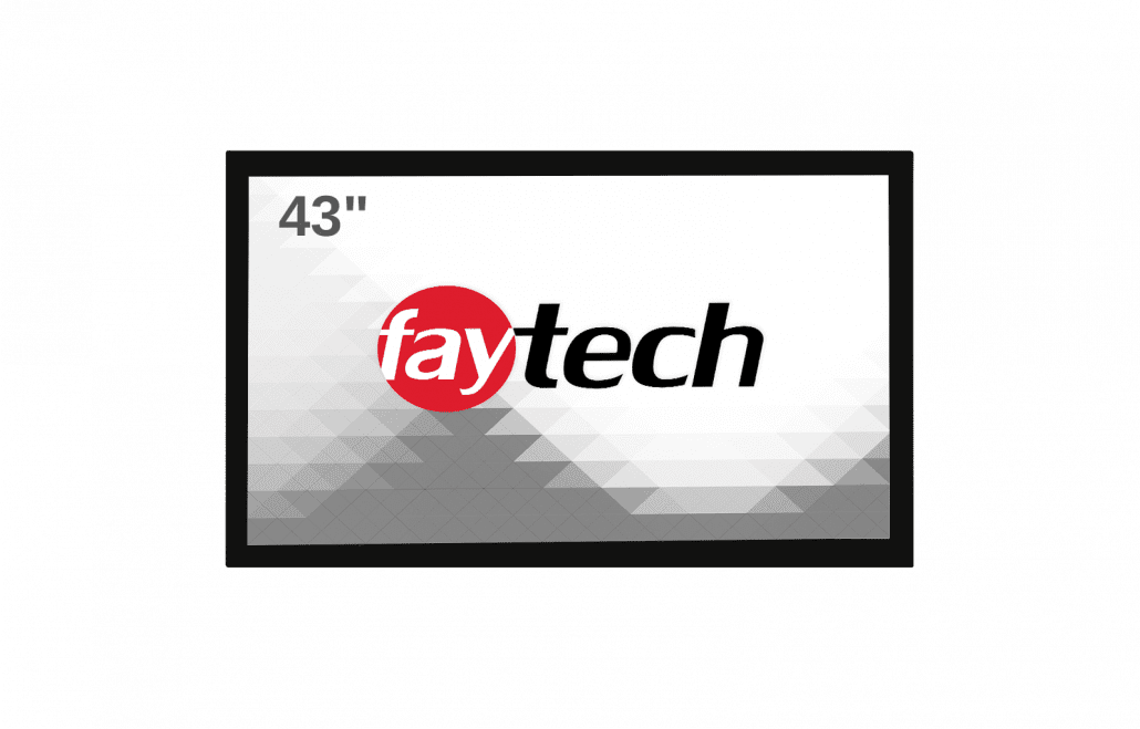 43â€³ Open Frame Capacitive Touch Monitor (4K, as project)